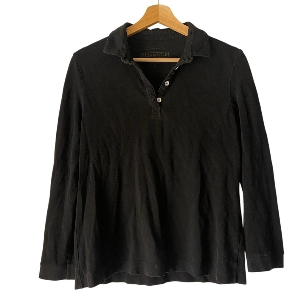 CHIPOTLE MANAGER COLLARED SHIT WOMENS LARGE